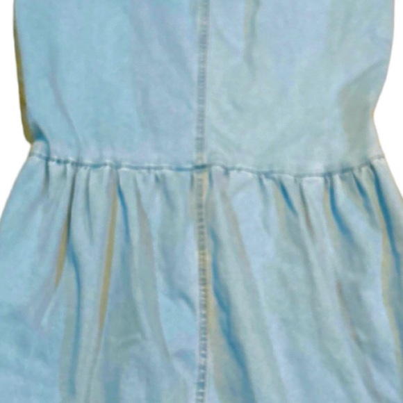 High Waist Button Fly Mermaid Hem Denim Skirt - Picture 8 of 12